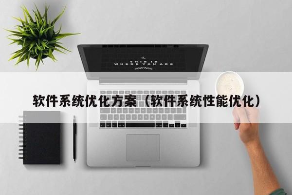 软件系统优化方案（软件系统性能优化）