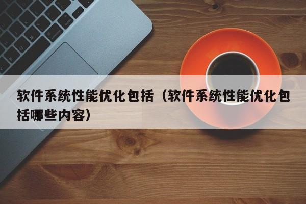 软件系统性能优化包括（软件系统性能优化包括哪些内容）