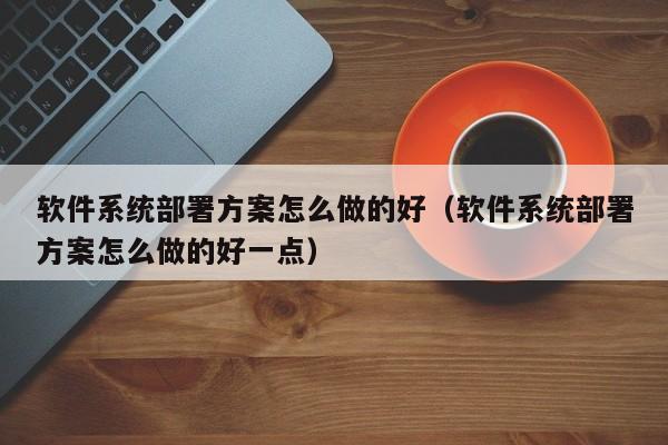 软件系统部署方案怎么做的好（软件系统部署方案怎么做的好一点）